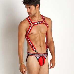 CBS201 Cellblock13 Rogue X Reflective Harness Red